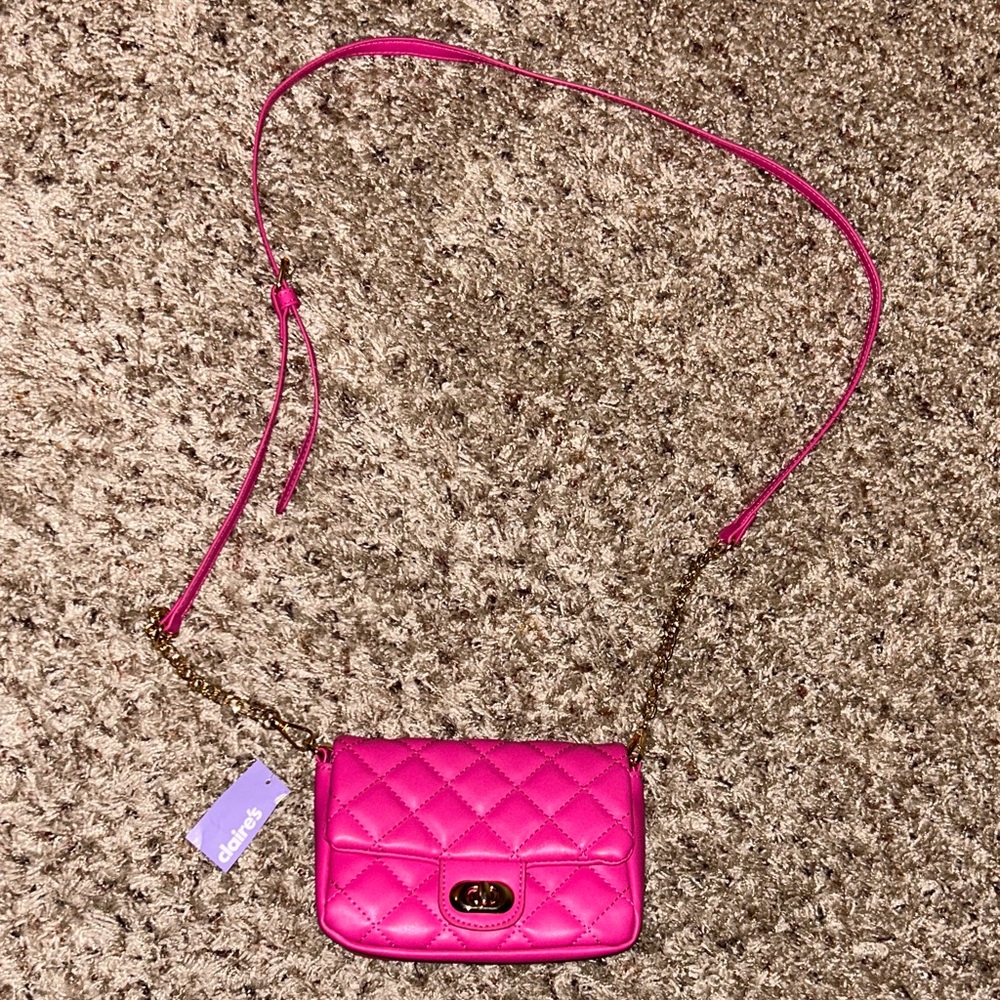 NWT Girls’ Pink Claire’s Purse